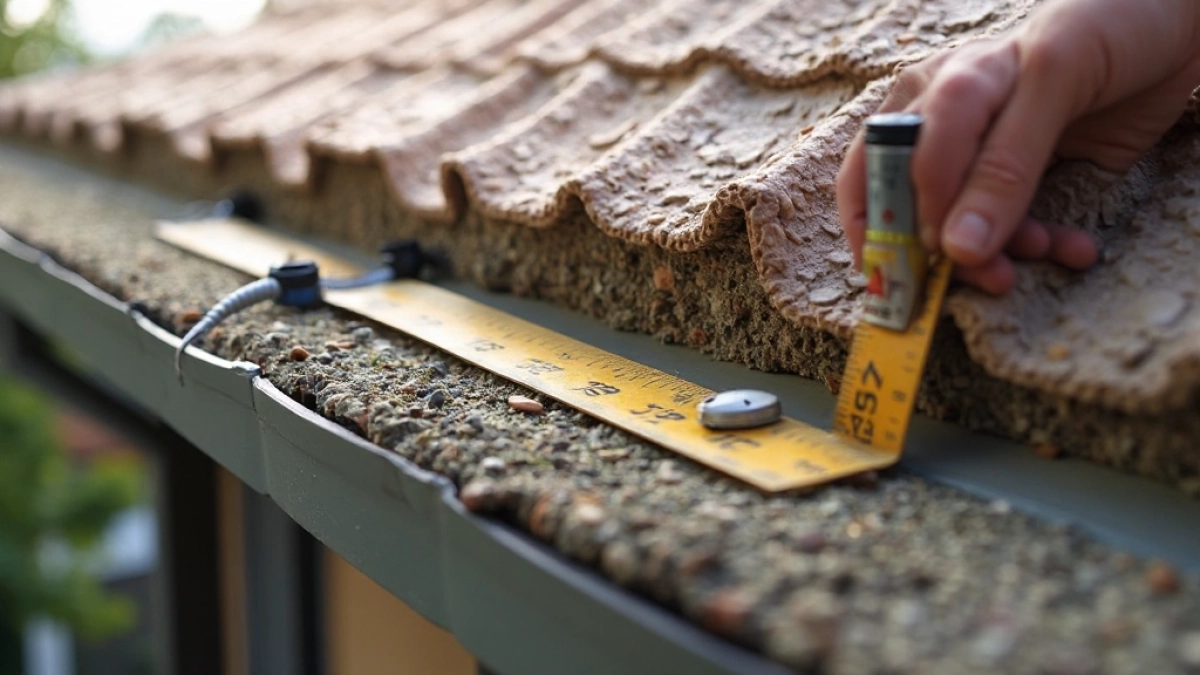 jak wyznaczyc spadek rynny