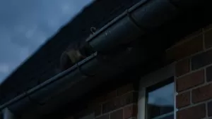 czy kuna wejdzie po rynnie